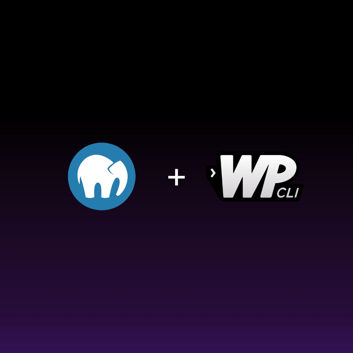 Mamp logo and WP-CLI logo